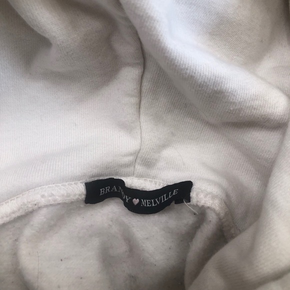 Brandy White Butterfly Hoodie - Picture 2 of 3